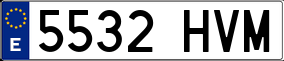 Truck License Plate
